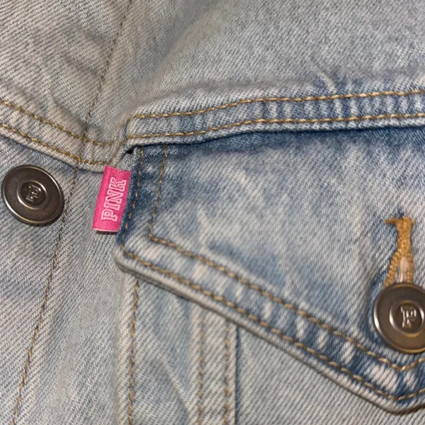 Pink Denim By‎ Oversized Trucker Jacket - Image 5