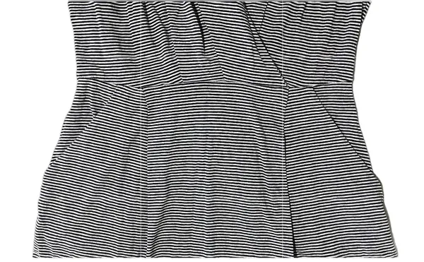 📶 Gap Gray & Navy Striped Mini Dress~Women’s XS - Image 4