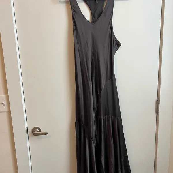 By Anthropologie Seamed Silk Midi Dress - Image 3