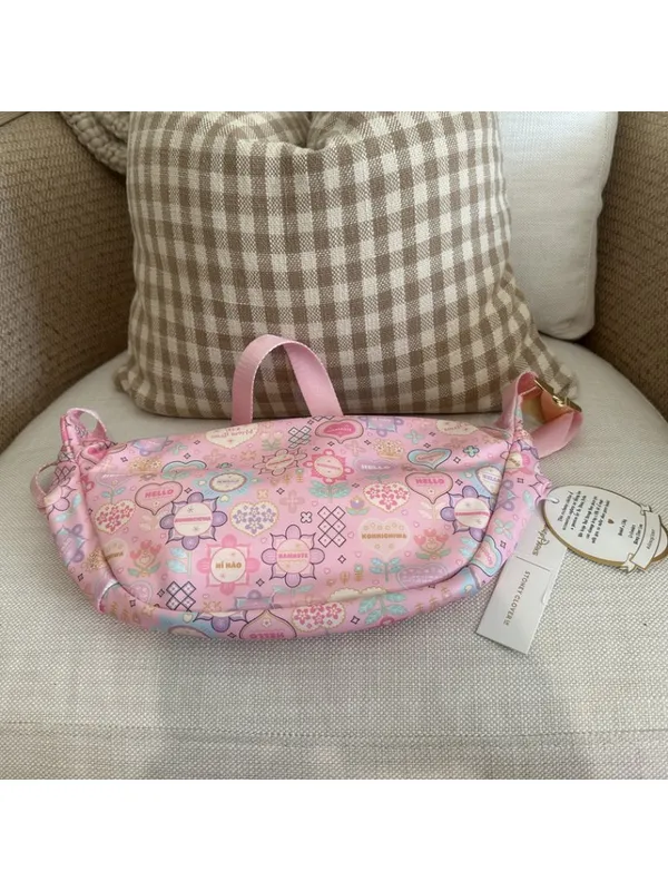 STONEY CLOVER LANE Disney Parks Classic Small World Fanny Pack Bag Large NWT - Image 5