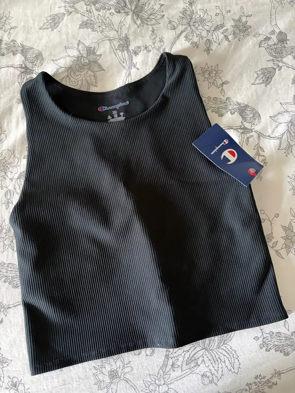 Champion Crop Top Women’s Black XS - Image 5
