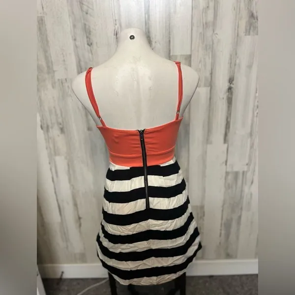 Material girl fit and flare Stripped dress - Image 3