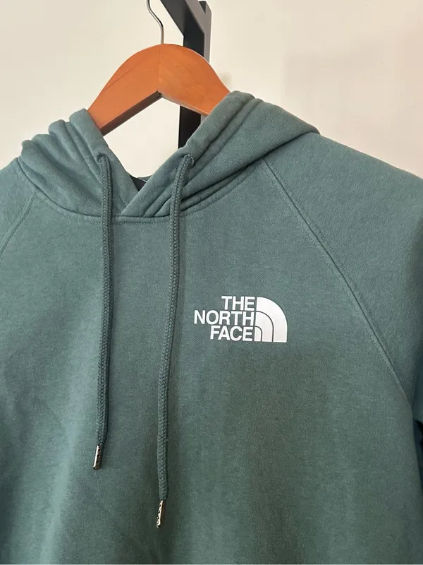 The North Face Graphic Hoodie Pullover Sweatshirt Logo Blue Gorpcore Size Small - Image 2