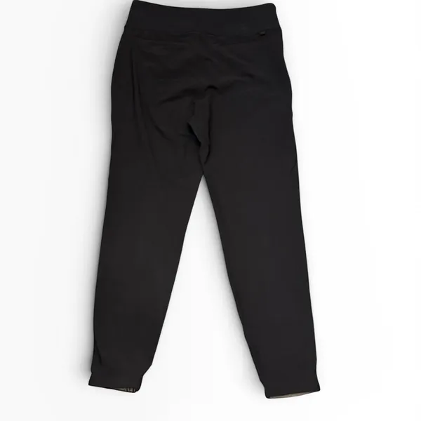 Lululemon‎ Black High Rise Tapered Trouser Dress Pants Front Seam Size 6 Pockets - Image 2