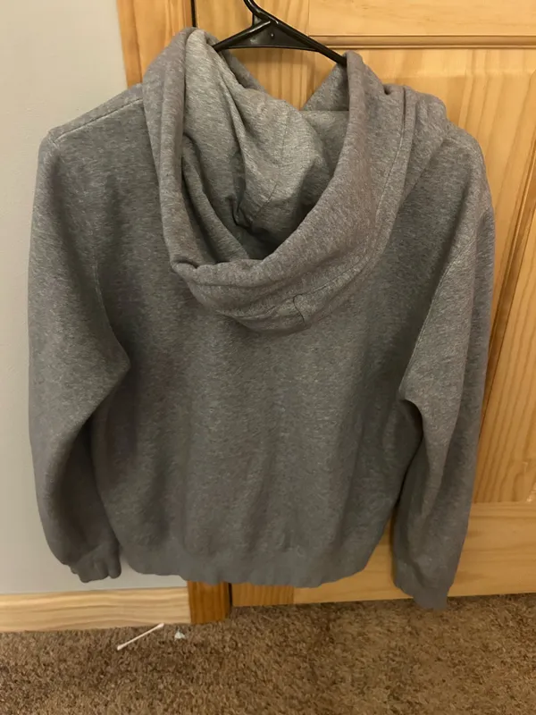 Nike Hoodie Women’s Grey Medium - Image 3