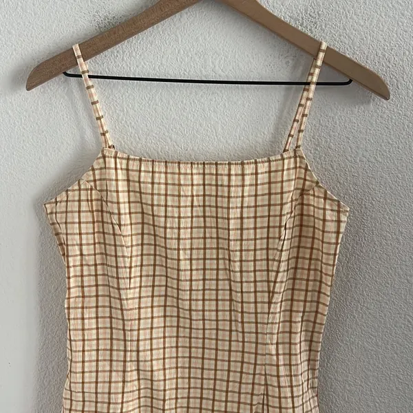 Billabong Women's Cruising Dress Y2K 90s Clueless Check Large - Image 3