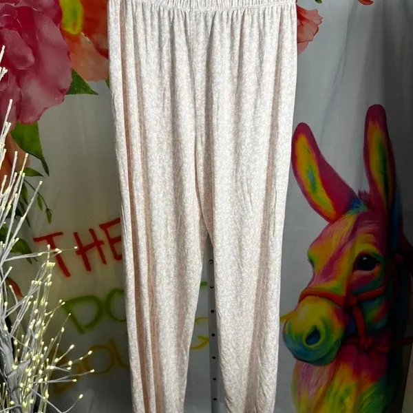 N217. Joie pink wide leg pyjama pants Size S - Image 3