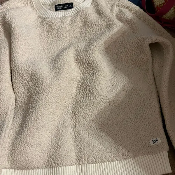 Abercrombie large‎ Sherpa sweater - Image 6