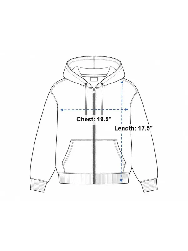 Aerie Womens Cropped Hoodie Full Zip French Terry Navy Blue XS - Image 5