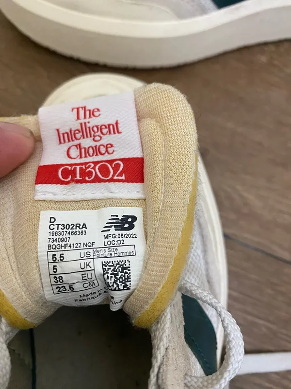 New Balance CT302 White Platform Sneakers - Image 7