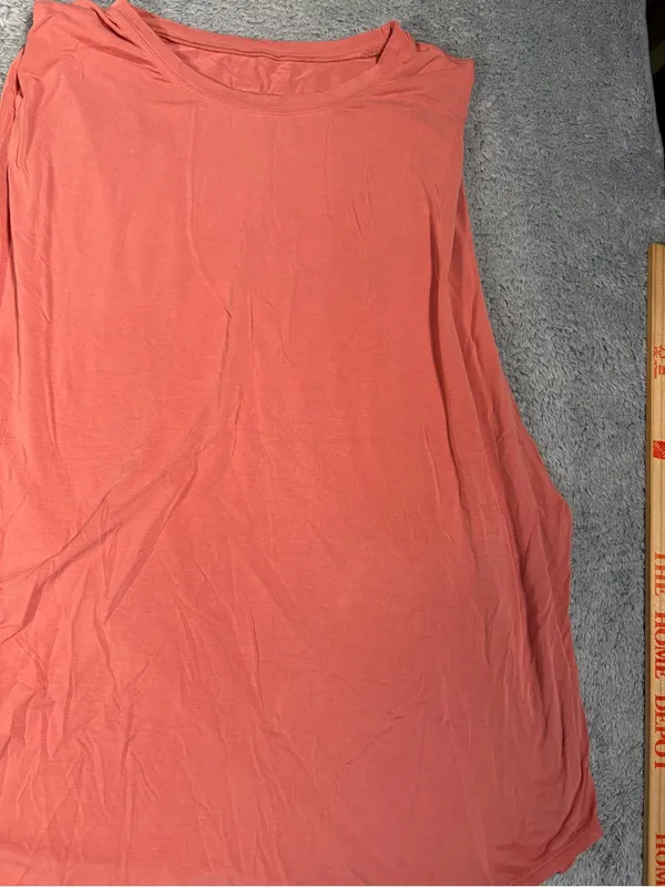 Lululemon muscle Tank Top coral orange - Image 3