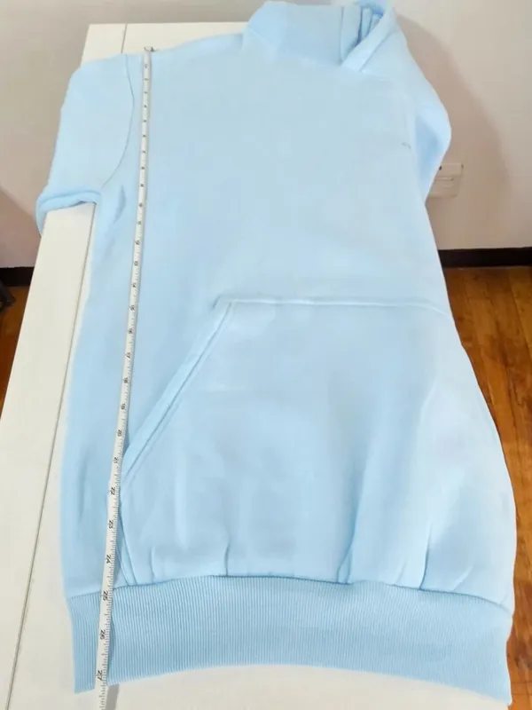 Comfrt Pastel Hoodie Mega – Baby Blue - Size XS - KJHU64 - Image 8