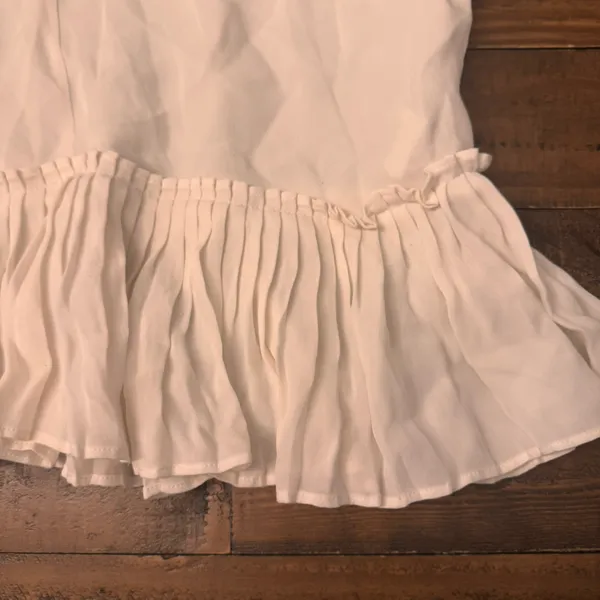 REBECCA TAYLOR Pleated‎ Silk Tank Top - Image 5
