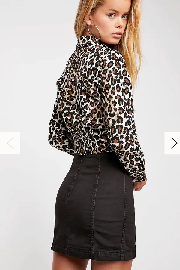 Free People black pencil skirt - Image 2