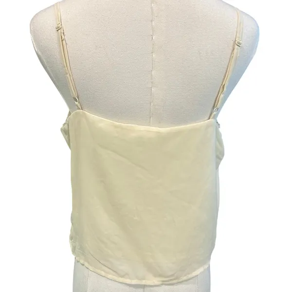 Beaded Sequin NWT Fairy Cami Crop Top Ivory Party Y2K Coquette XL No Boundaries - Image 7