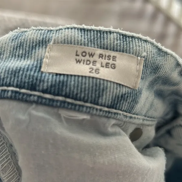 Super Cute Womens Pacsun Light Blue Low Rise Jeans - Image 6