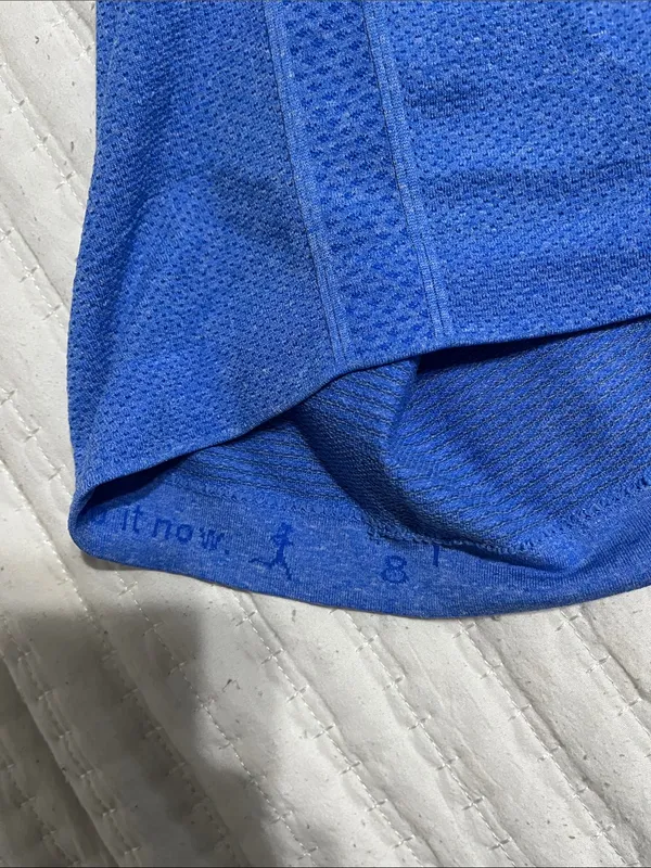 lululemon athletica Royal Blue Short-Sleeve Performance Tee - Image 3