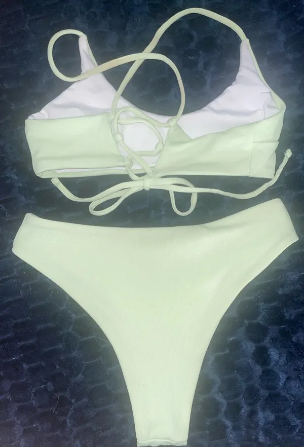 Mint Green Bikini Shein Set - Image 2