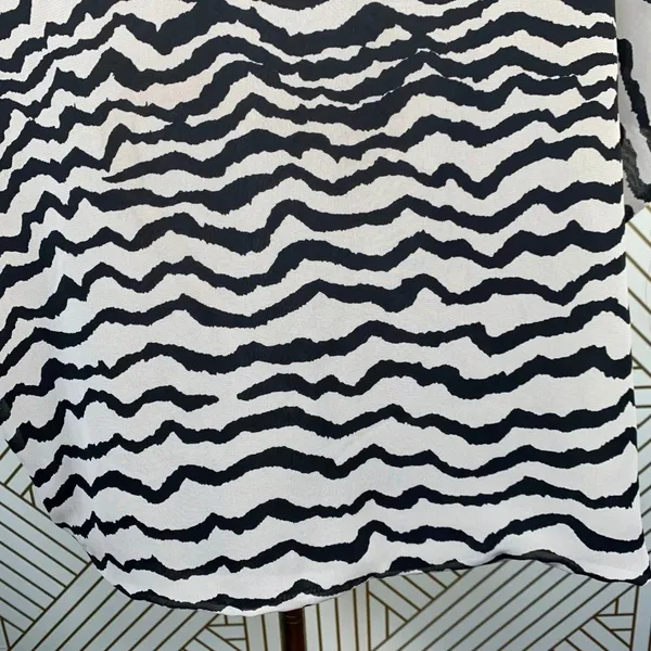 Joseph Ribkoff Zebra Print Open Front Kimono Top‎ - Image 7