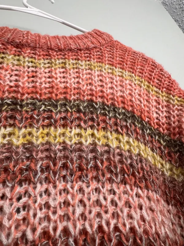 American Eagle knit striped sweater oversized  - Image 6