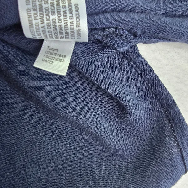 Isabel by Ingrid &‎ Isabel Navy Blue Smocked Cutout Maternity Midi Dress XL - Image 7
