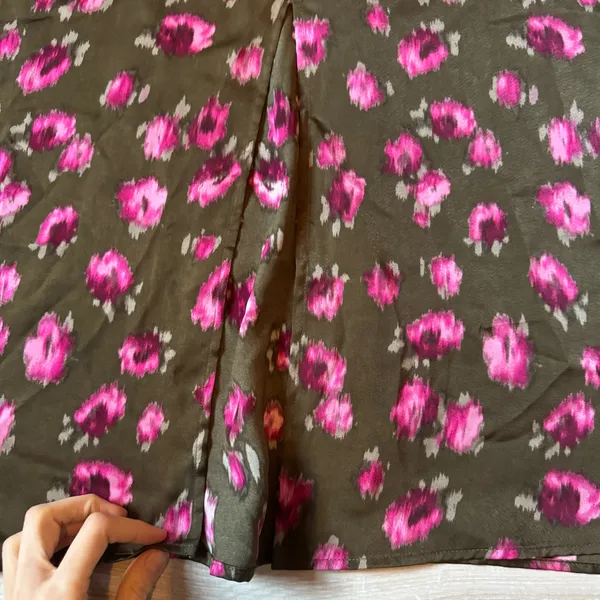 Halogen Floral Slit Midi Skirt - Image 3