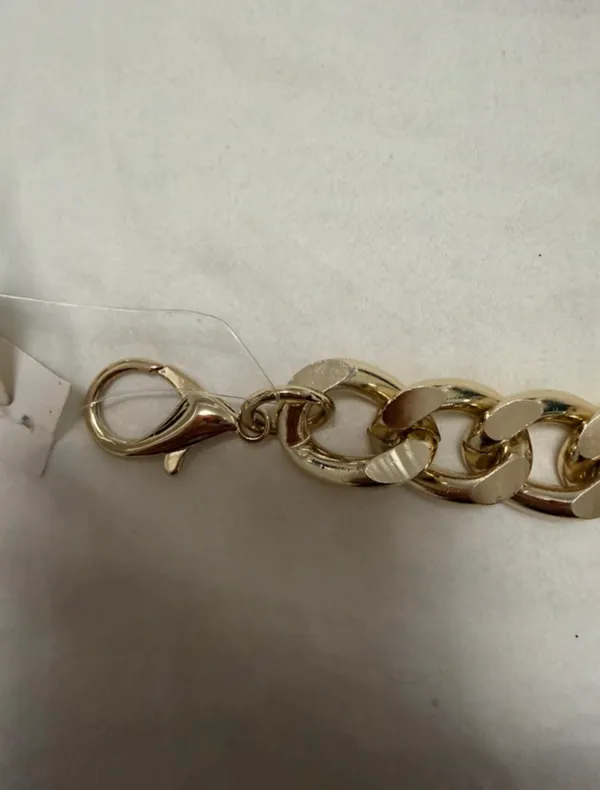 Anthropologie, thick, gold metal belt - Image 3