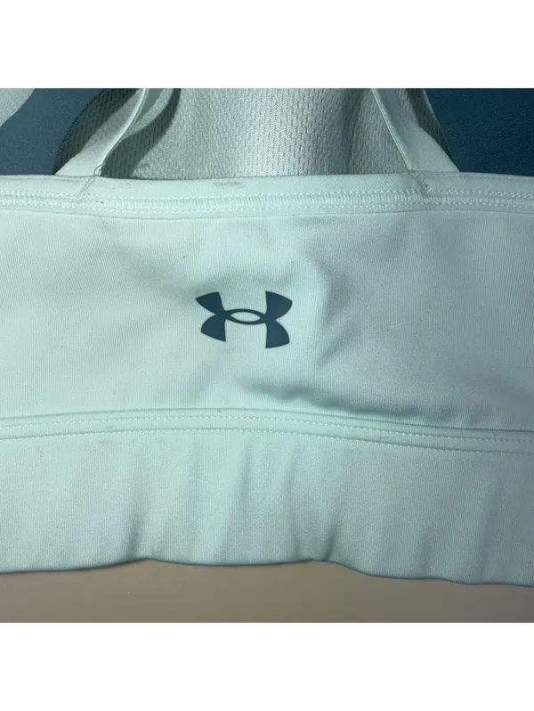Under Armour Women’s High Impact Sports Bra Mint Racerback Padded Size Large - Image 7