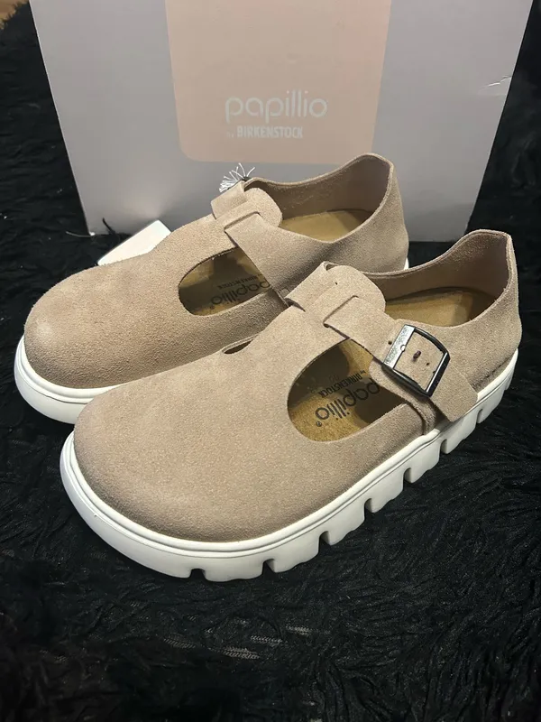 PAPILLIO by BIRKENSTOCK Mary Jane leather platform shoes women’s eur 39 new - Image 2