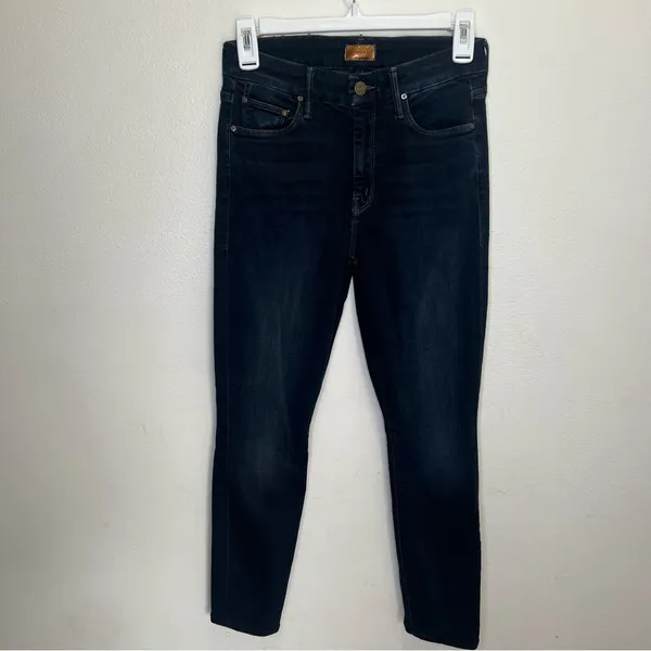 MOTHER casual Dark Blue looker ankle fray size 25‎ - Image 3