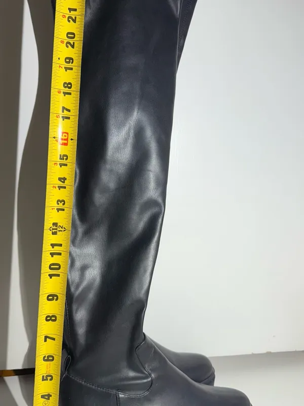 NWOT OpenEdit Women’s Black Lug-Sole Platform Boots - Image 15
