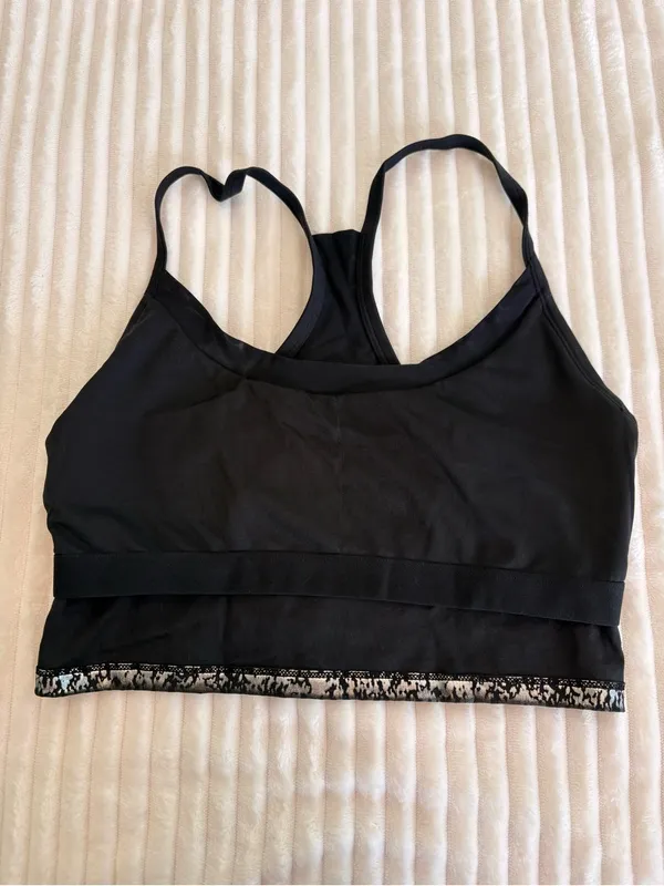 MARIKA TEK Black Speckled Sports Bra Size M - Image 4