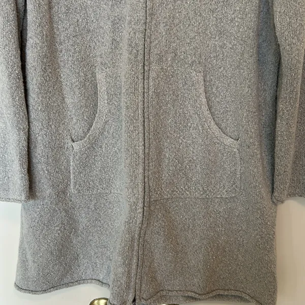 J.Jill long grey sweater/coat size medium Gray - Image 3