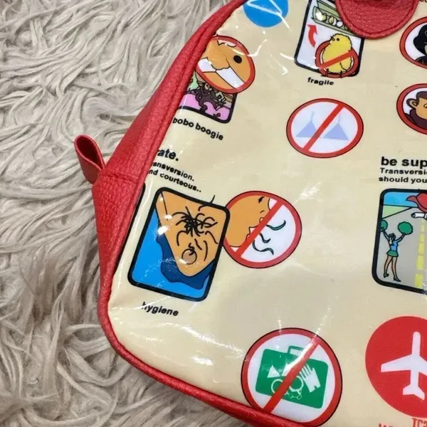 TransVersion Funky Funny Plastic Purse Red - Image 8