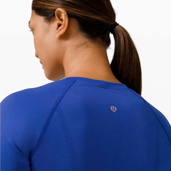 Lululemon Lululemon Swiftly‎ Tech Long Sleeve 2.0 Size 12 in Harbor Blue - Image 3