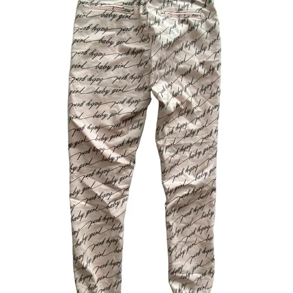 Capri Jean Pink Baby Girl Joggers - Image 7
