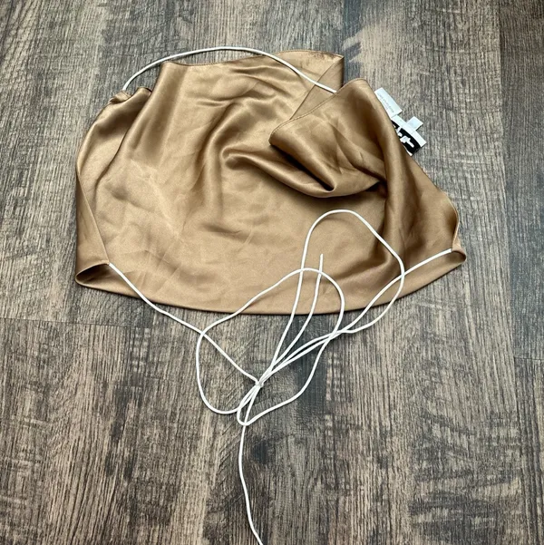 isabelle’s cabinet brown satin top - Image 4