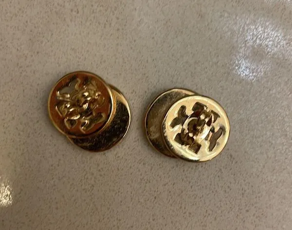 Tory Burch Logo Stud Earrings - Image 2