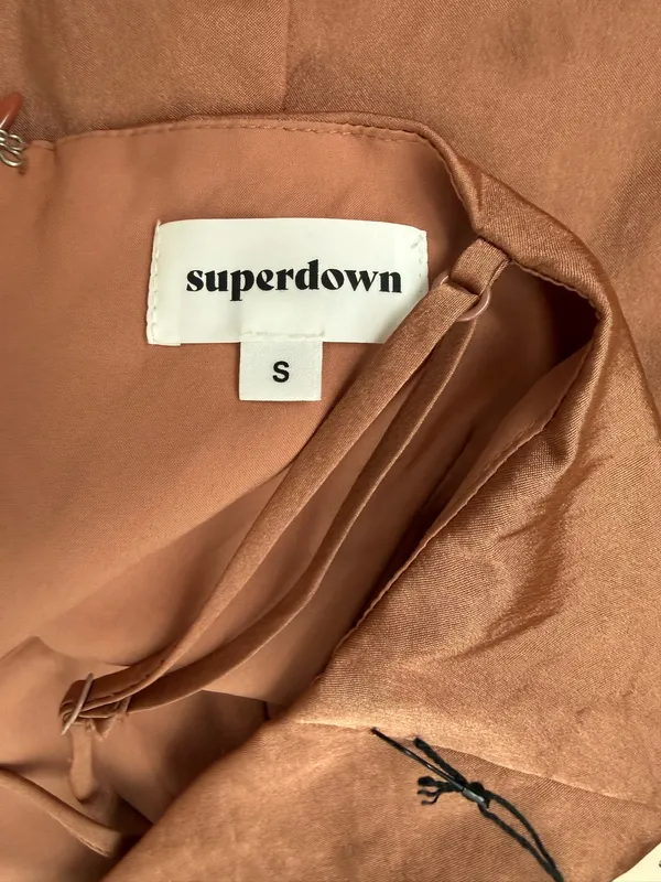 Super down rust mini dress - Image 3
