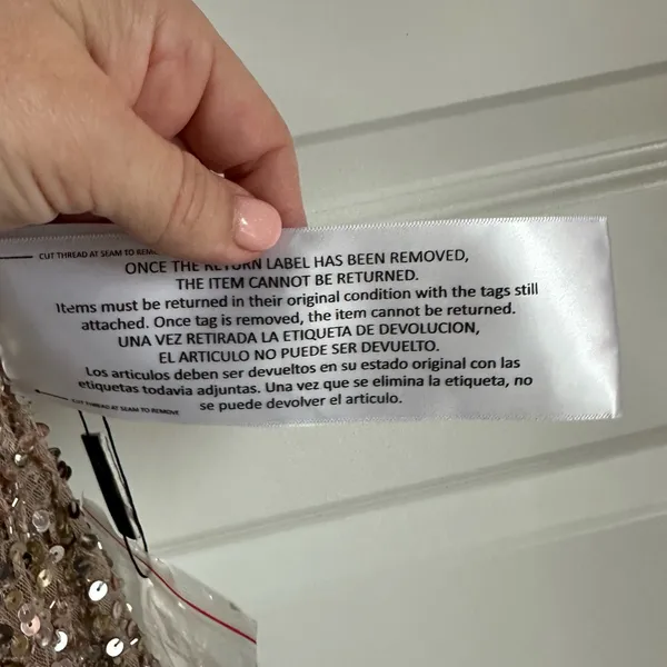 Mac Duggal Sequin Mini Sleeveless‎ Cocktail Dress in Gold- NWT - Image 7