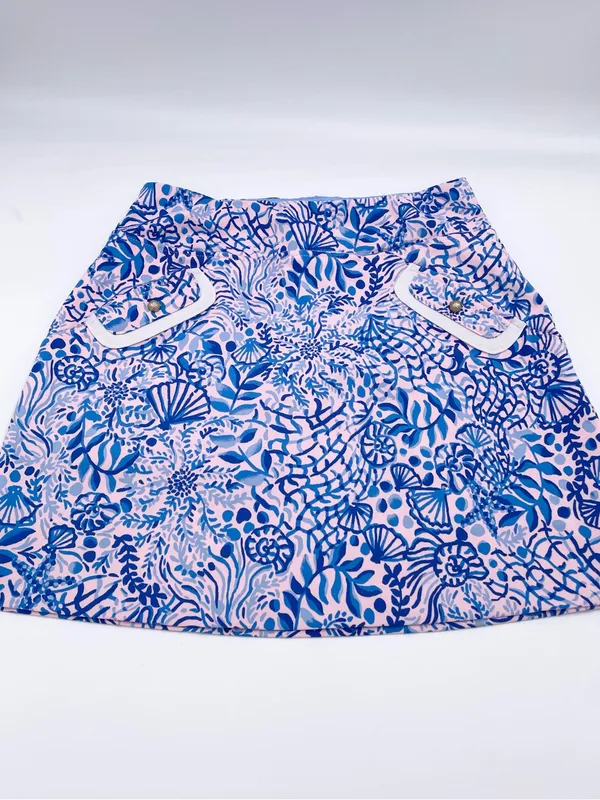 Lilly Pulitzer Luxletic Monica Skort High Tides Good Vibes Size 2 Stretch UPF 50 - Image 3