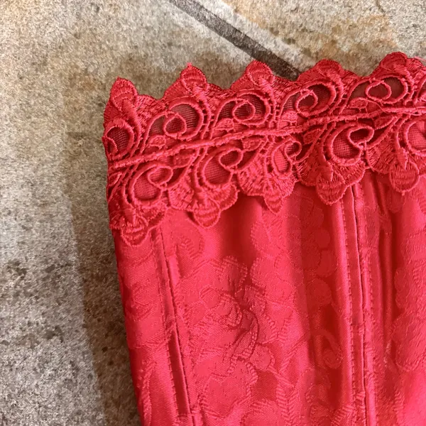 Fredericks of Hollywood ‘Hollywood Dream Sweetheart Corset’ in Red Sz 34 - Image 5