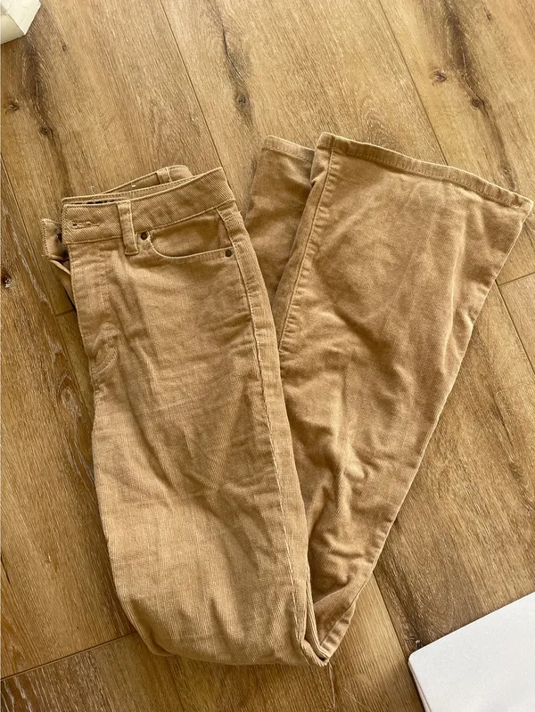 Blue spice kaki flare pants - Image 4