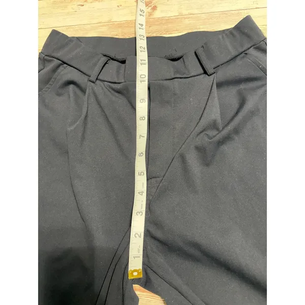 Halara Flex High Waisted Work Pants Women's Size Small Black Pleated Stretch - Image 9