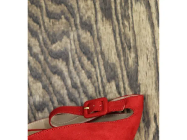 NWT Sun + Stone Reemaa Block-Heel Platform Open-Toe Sandals 10018613300 Red 9W - Image 10