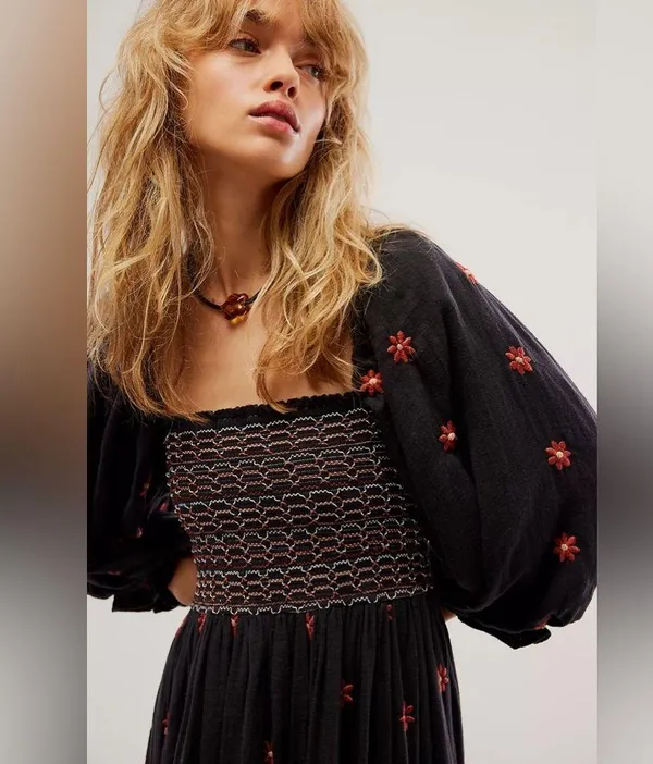 Free people Dahlia Embroidered Maxi Dress - Image 4