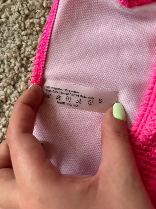 Hot Pink Shein Bikini Set - Image 3