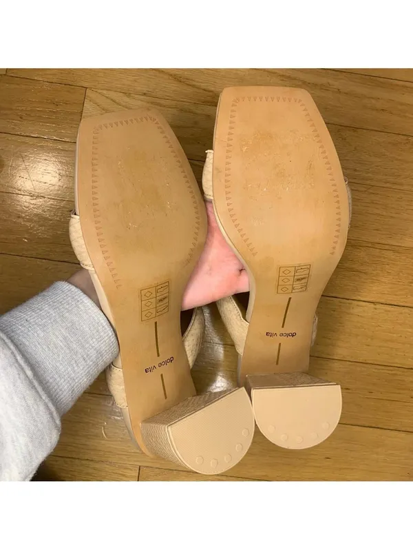 Dolce Vita Pascoe Nude Heeled Sandals - Size 8.5 - Image 7