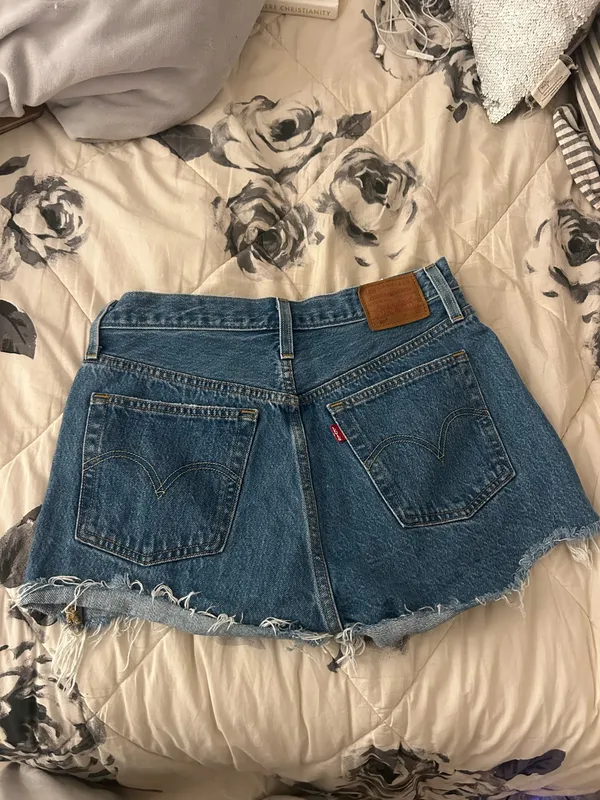 Levi’s Shorts 501 Denim High-Rise Blue - Image 2