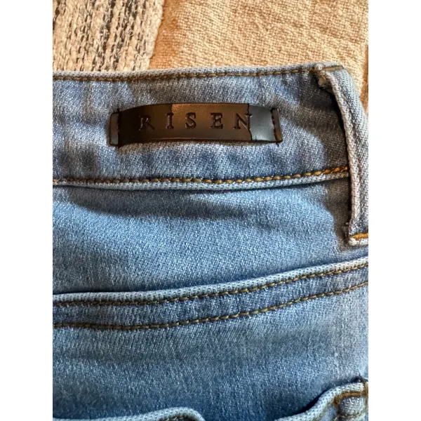 Risen Los Angeles High Rise Straight Leg Jeans Medium Wash Size 26/3 - Image 4